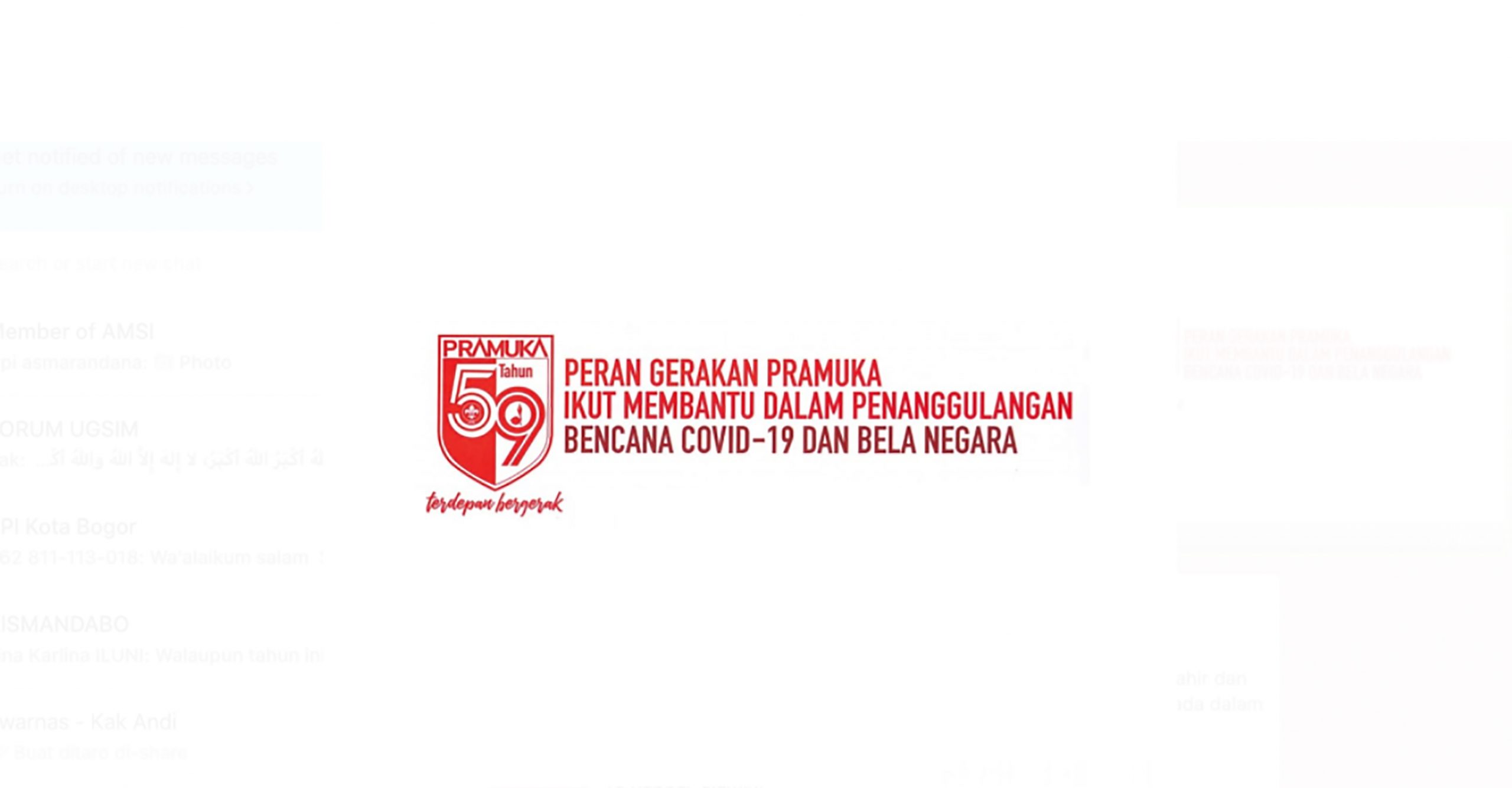 Cerita di Balik Logo Hari Pramuka 2020