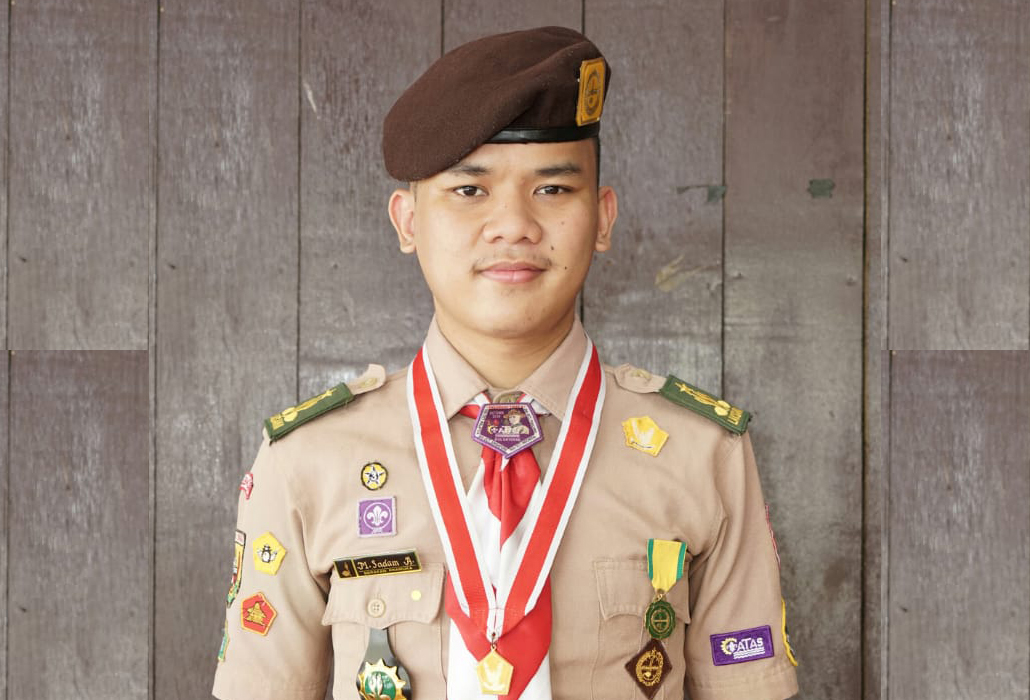 Muhamad Sadam Alamsyah, Pramuka Teladan yang Peduli Lingkungan