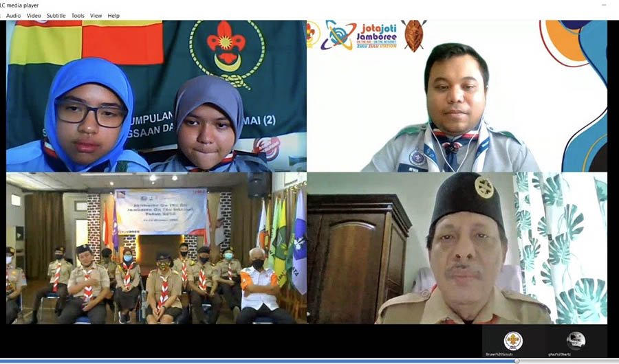 JOTA-JOTI 2020, Pertemuan Serumpun Lewat Skype