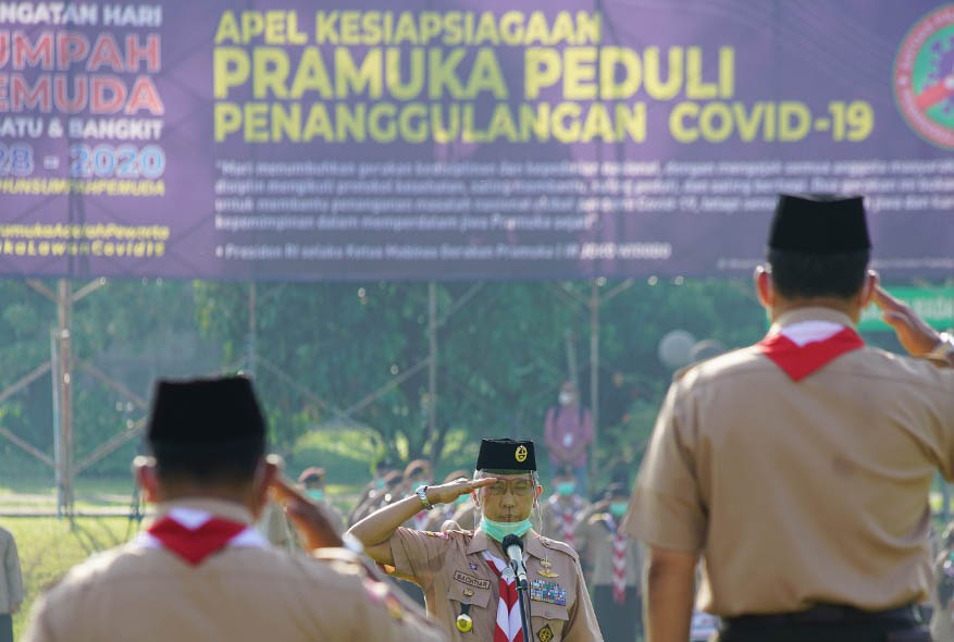[VIDEO]Peringatan Sumpah Pemuda dan Apel Kesiapsiagaan Pramuka Peduli Penanggulangan Covid-19