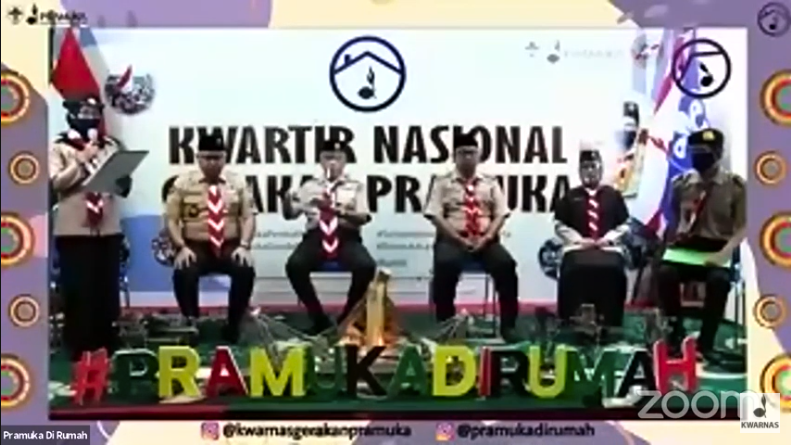 Pimpinan Kwarnas Apresiasi Program #PramukaDiRumah