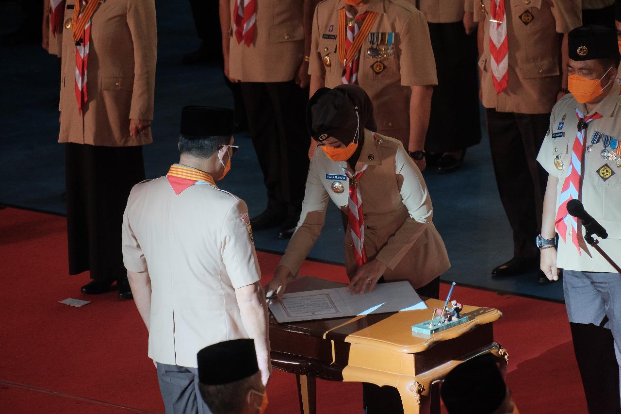 Kak Ridwan Kamil Lantik Pengurus dan LPK Kwarda Jawa Barat 2020-2025