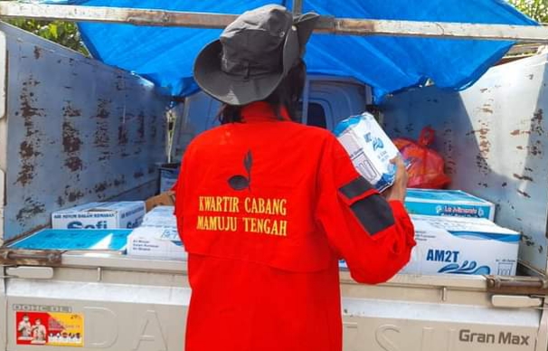 Pramuka Peduli se-Sulbar dan Sulsel Kerjasama Evakuasi Korban Gempa Majene-Mamuju