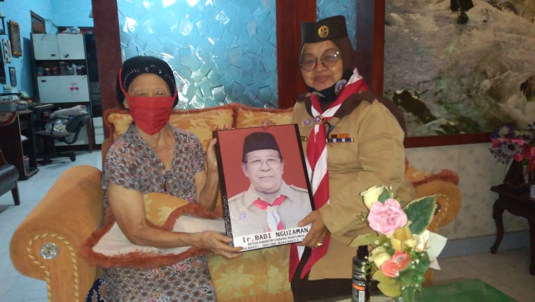 Jalin Siturrahmi, Pengurus Kwarcab Banyumas Kunjungi Mantan Ketua Kwarcab