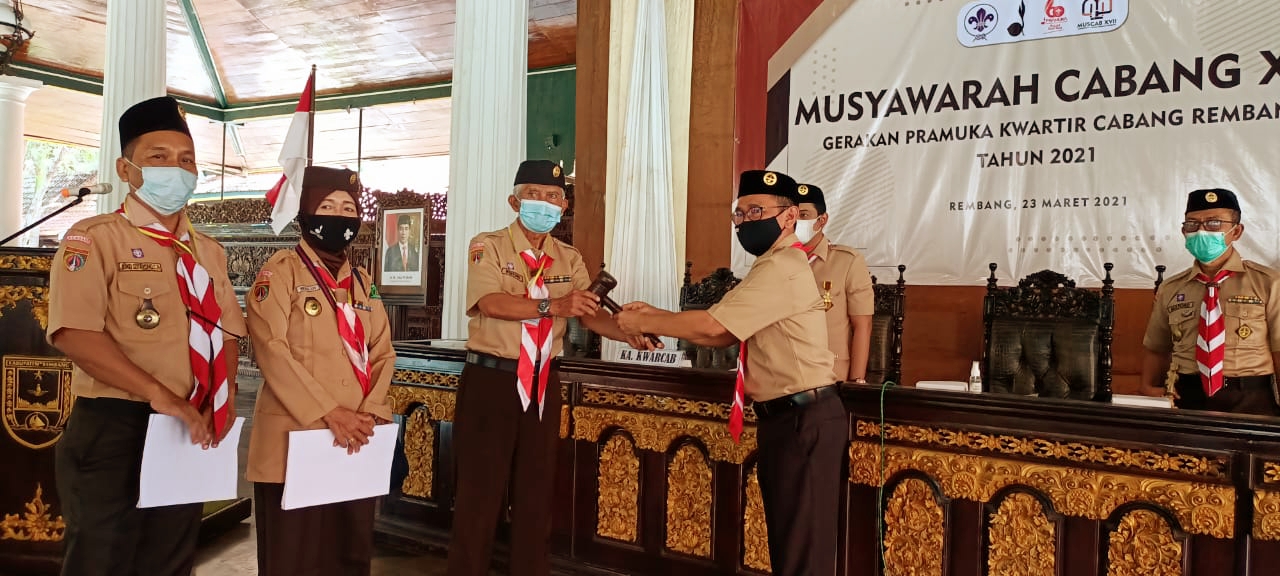 Muscab Rembang Pilih Kak Hasiroh Hafidz Pimpin Pramuka Rembang