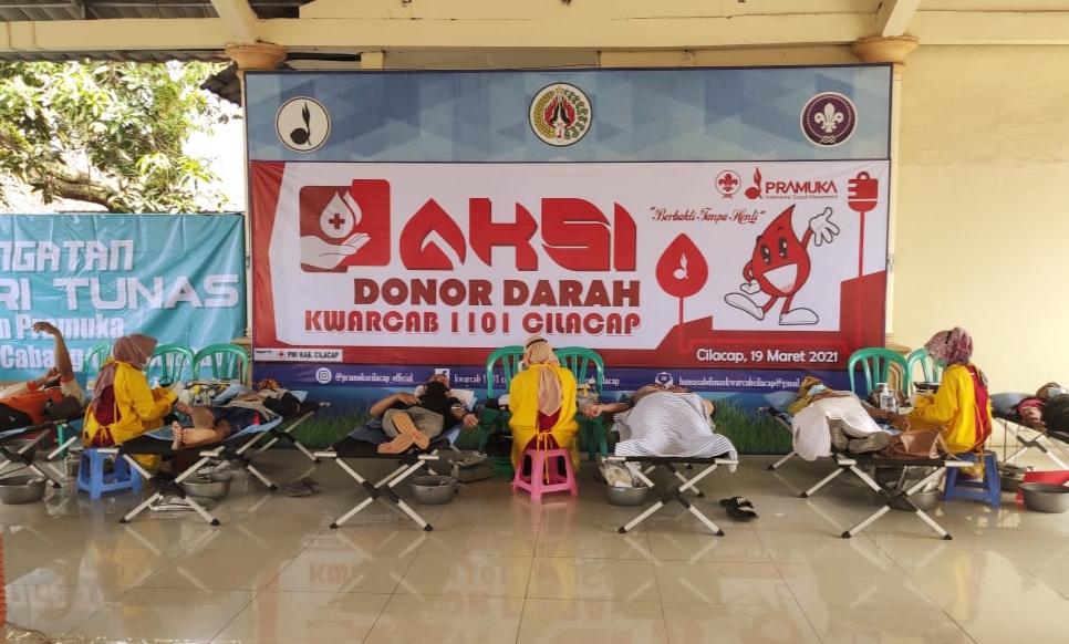 Kwarcab Cilacap Gelar Aksi Donor Darah