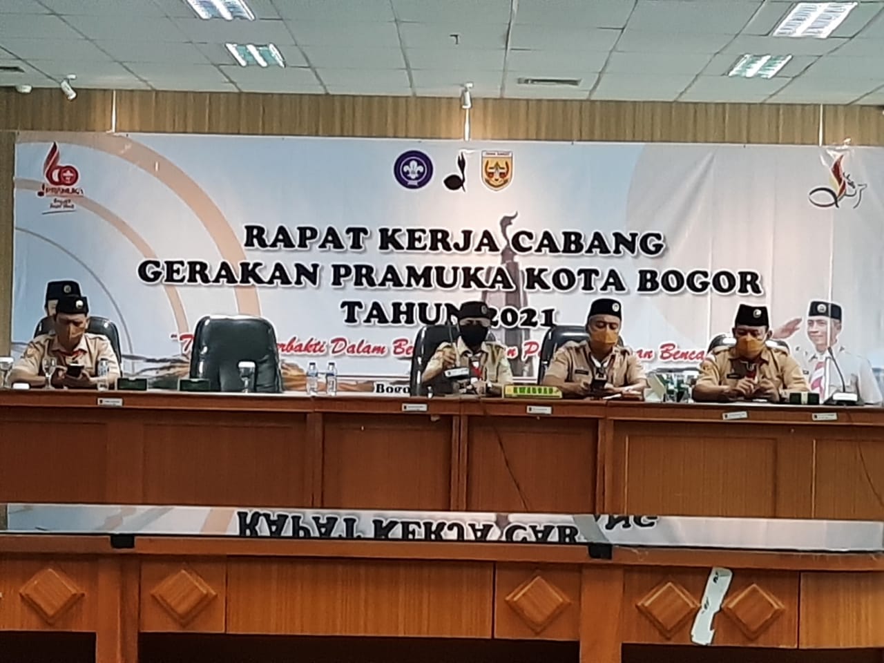 Kak Dedie A. Rachim Buka Rakercab Sekaligus Melantik Badan Kelengkapan Kwarcab Kota Bogor 2020-2025