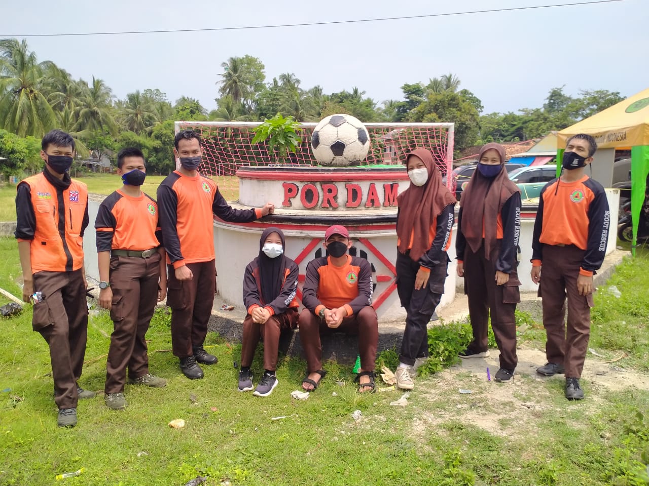 Pramuka Kota Tangerang Ikut Serta Latihan Penanggulangan Bencana Tsunami Dimasa Pandemi