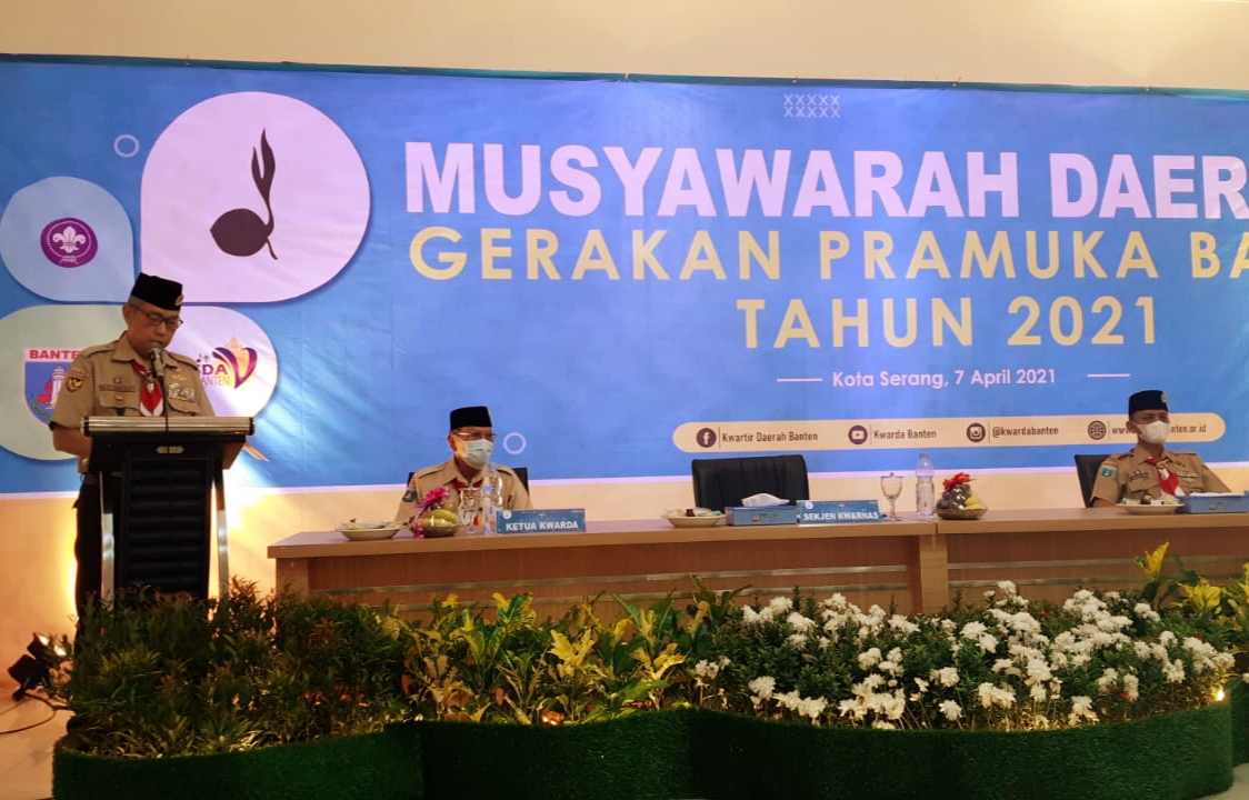 H. Septo Kalnadi, MM Terpilih Menjadi Ketua Kwarda Gerakan Pramuka Banten