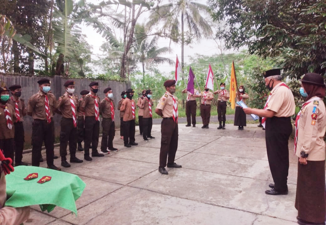 Saka Bhayangkara Polsek Bobotsari Gelar Acara Pelantikan Anggota Baru