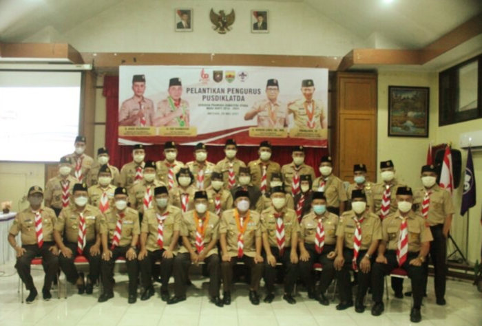 Ketua Kwarda Sumut Lantik Pengurus Pusdiklatda Sumatera Utara Masa Bakti 2019-2024