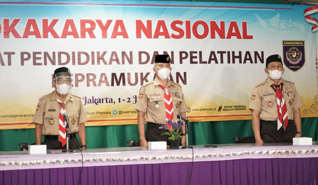 Lokakarya Nasional Pusat Pendidikan dan Pelatihan Kepramukaan Tahun 2021