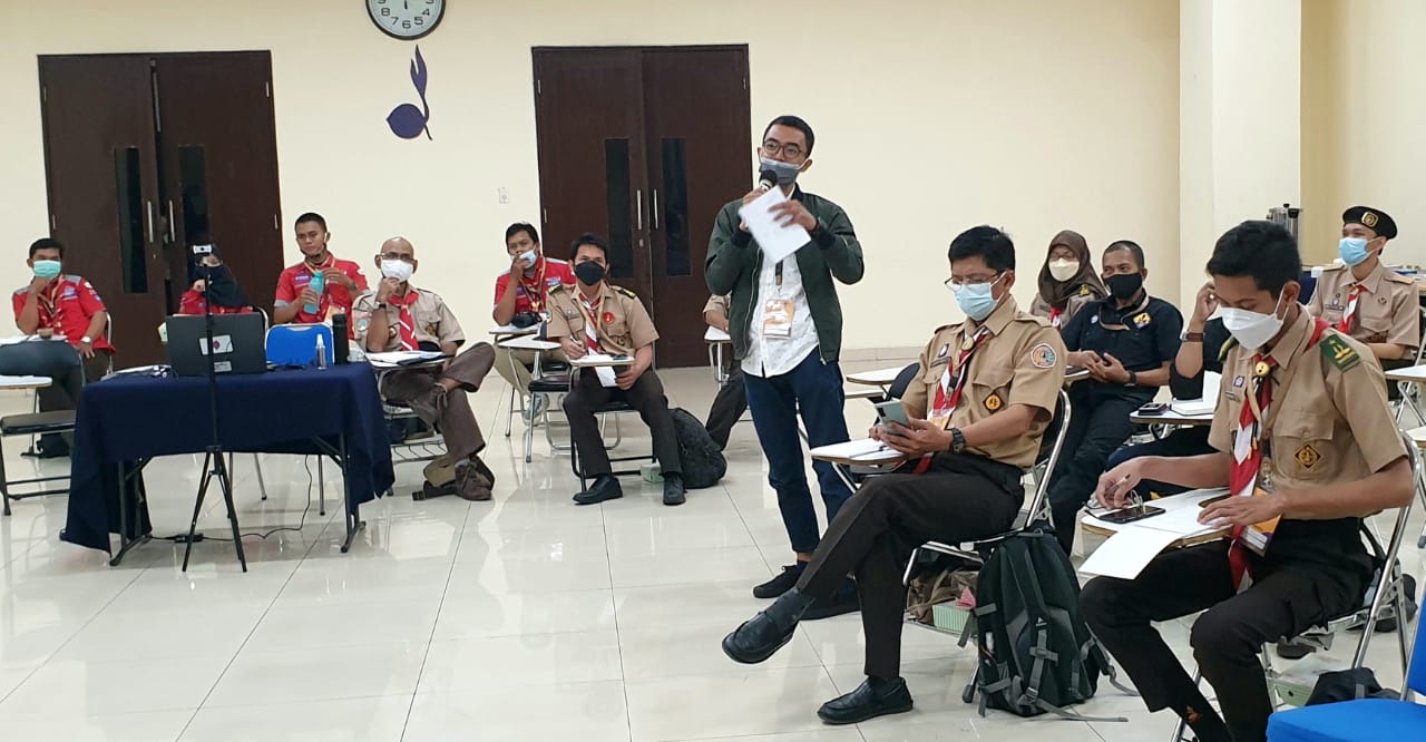 Temu Jurnalis & Pegiat Medsos tentang Kepramukaan