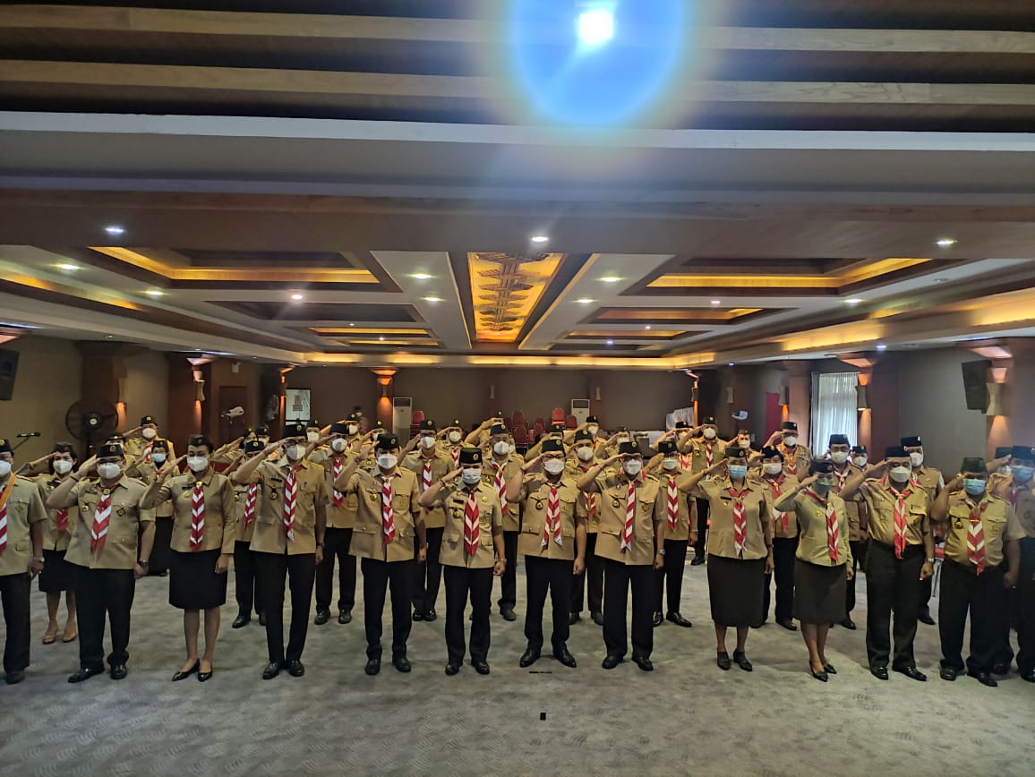 Lantik Pengurus Kwarcab Denpasar, Ketua Kwarda Bali Harapkan Kegiatan yang Inovatif dan Kreatif