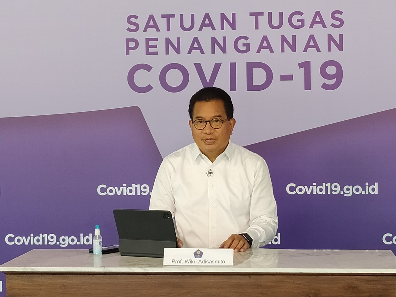Juru Bicara Satgas Penanganan COVID-19 Prof Wiku Adisasmito