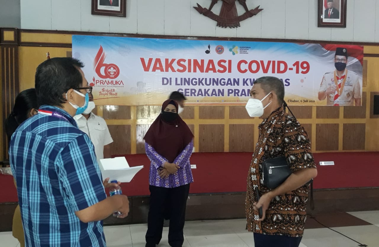 Kwarnas Bersama Kemkes RI Gelar Vaksinasi Covid-19 di Lingkungan Kwarnas Gerakan Pramuka