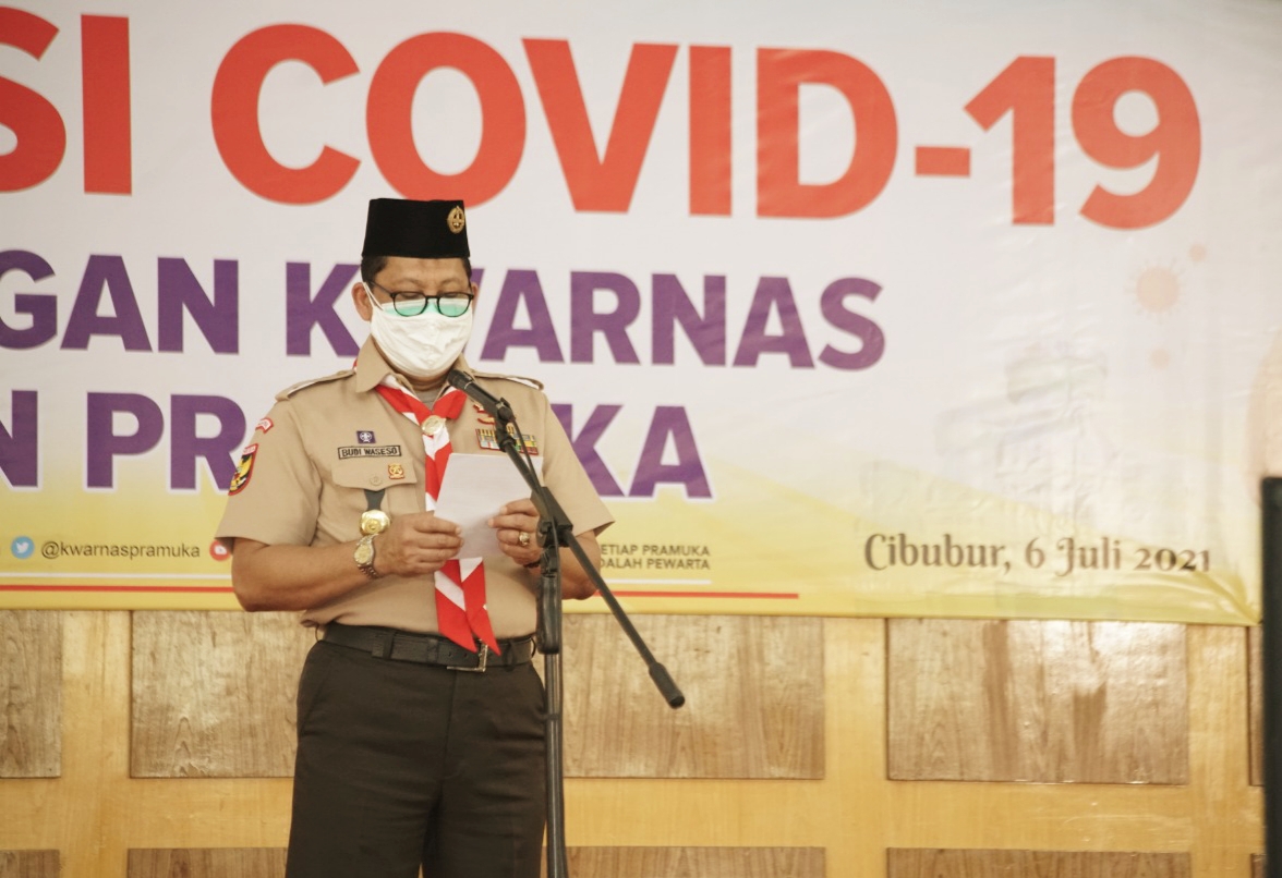 Ketua Kwarnas Berharap Pemberian Vaksinasi Covid-19 Dapat Digelar di Seluruh Jajaran Kwartir