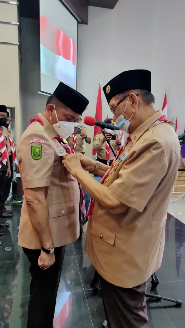 Ketua Kwarda Riau Melantik Mabicab Kepulauan Meranti 2020-2025