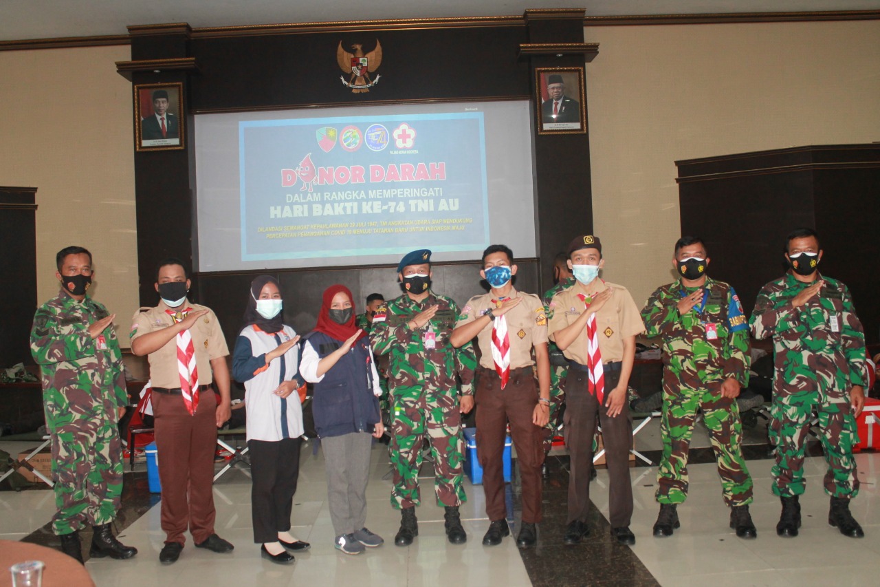 Saka Dirgantara Pangkalan Lanud Supadio Ikut Dalam Rangkaian Hari Bakti TNI AU Ke-74