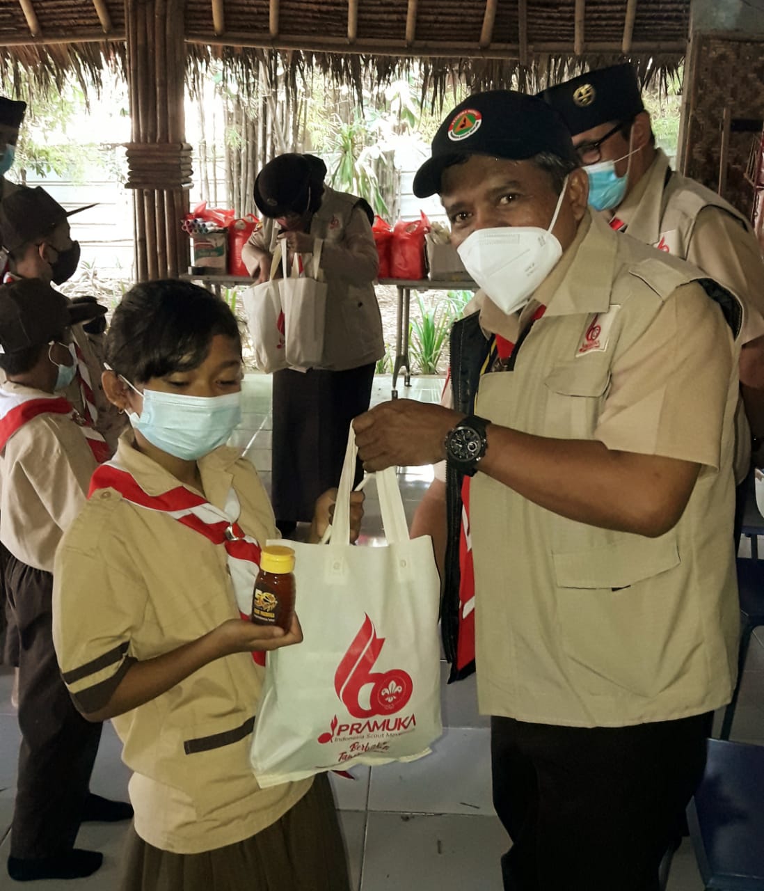 Pramuka Mengajar Bersama Dewan Kerja Nasional di Bulan Bakti Pramuka