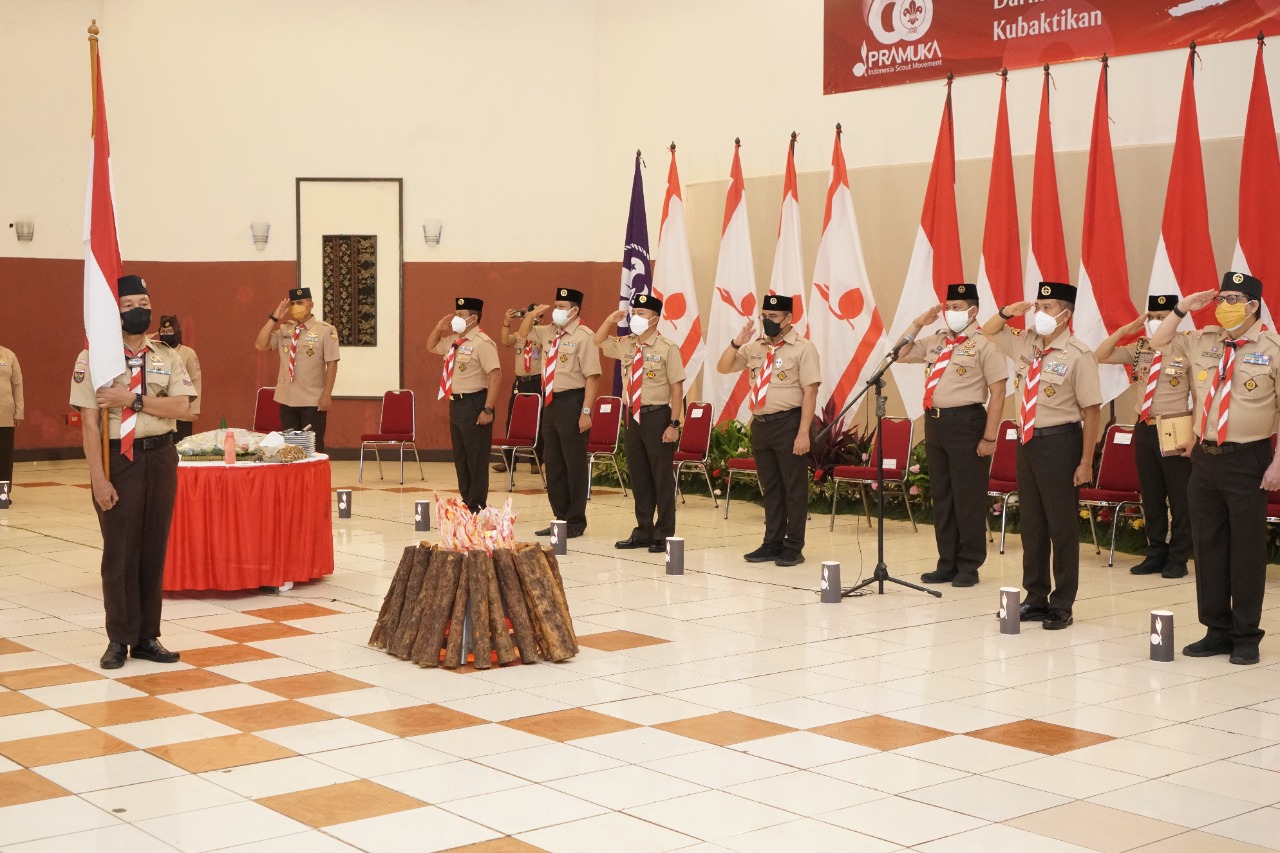 Kwarnas Gelar Upacara Ulang Janji Pramuka