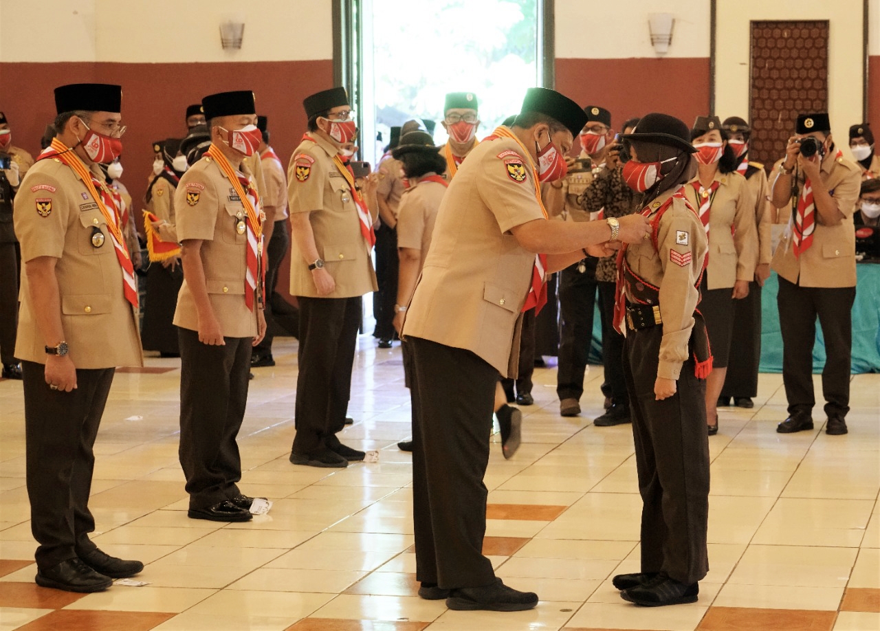 Griska Septiana, Pramuka Berkebutuhan Khusus Dianugerahi Lencana Teladan oleh Ka Kwarnas