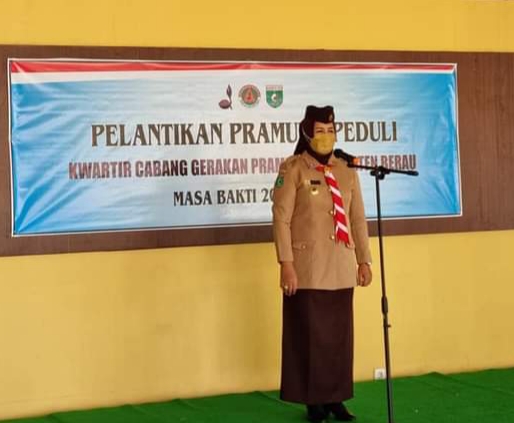 Ketua Kwarcab Lantik Pengurus Pramuka Peduli Kabupaten Berau