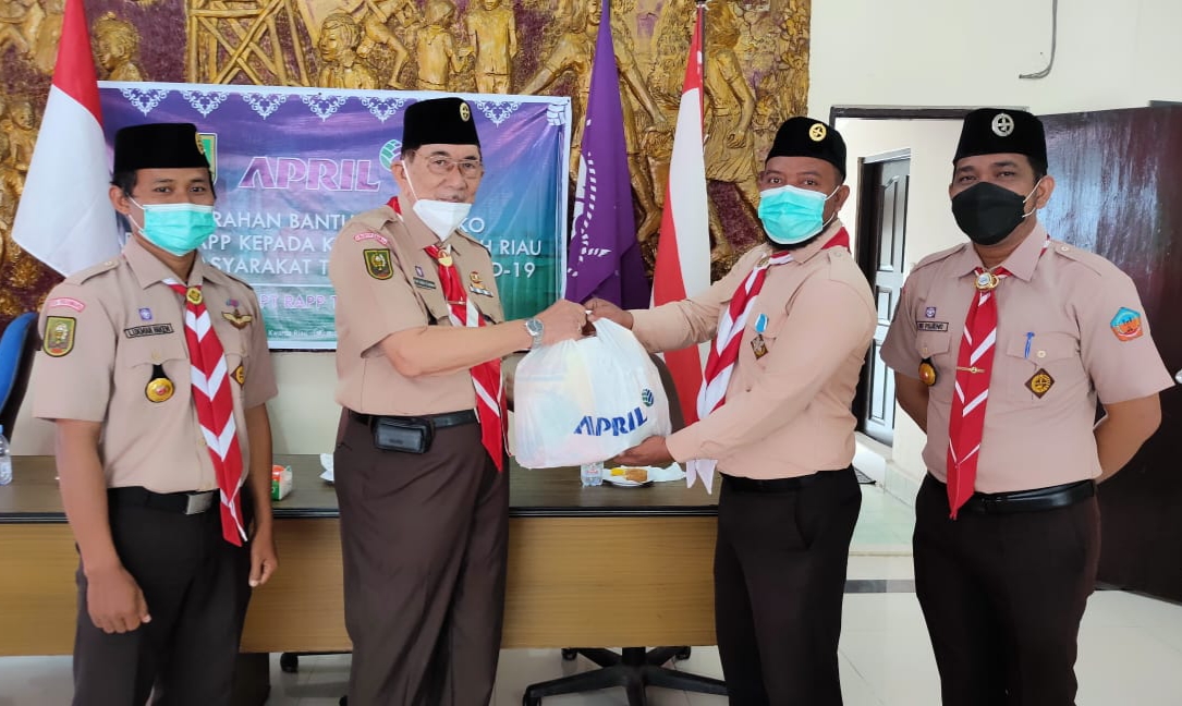 Kwarda Riau Terima Bantuan Paket Sembako dari PT. RAPP Untuk Disalurkan ke Masyarakat