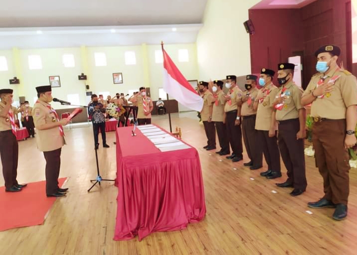 Pengurus Pusat Informasi (Pusinfo) Kwarcab Wajo Resmi Dilantik