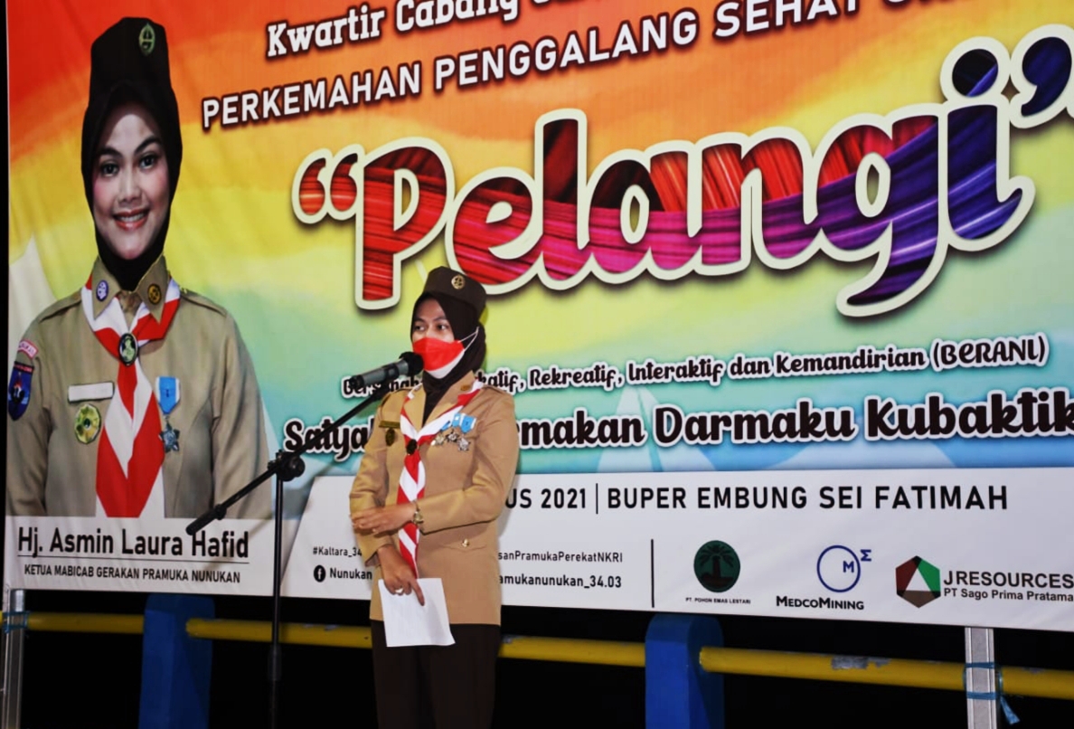 Bupati Nunukan Apresiasi Penyelenggaraan Pelangi Oleh Kwarcab Nunukan