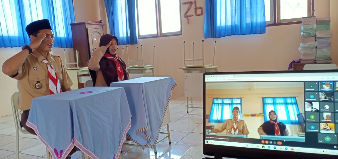 PPKM, Pangkalan SDIT Annida Sokaraja Banyumas Latihan Pramuka Virtual