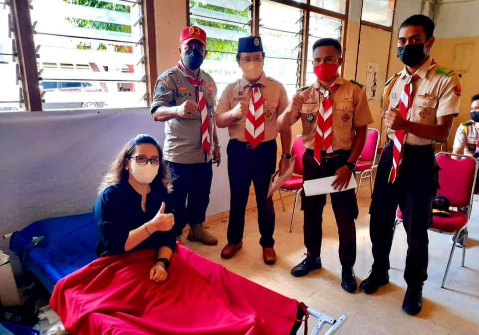 Ketua Kwarda Sulut Ikut Donor Darah, Ini Wujud Nyata Pengamalam Satya dan Darma Pramuka