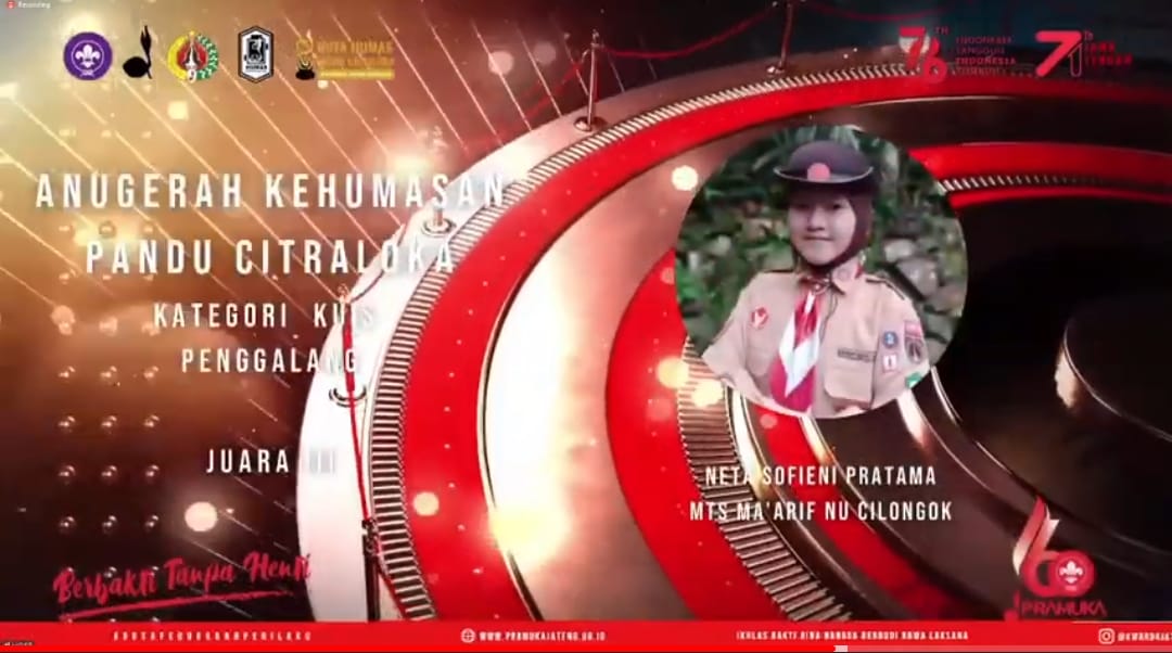 Kwarcab Banyumas Raih Lima Anugerah Kehumasan Pandu Citraloka