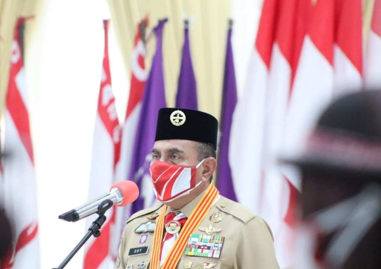 Gubernur Sumut: Gerakan Pramuka Wadah Menempah Diri Generasi Muda Untuk Disiplin, Ulet, dan Berkarakter