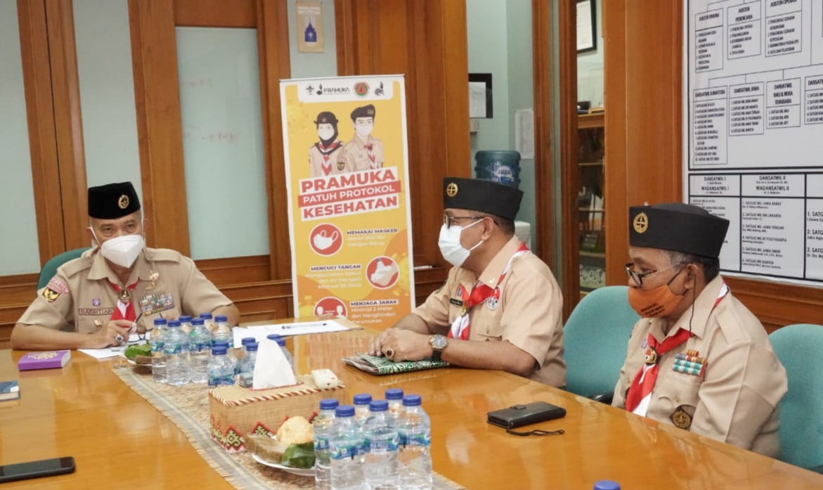 Sekjen Kwarnas Terima Pengurus Kwarda Maluku