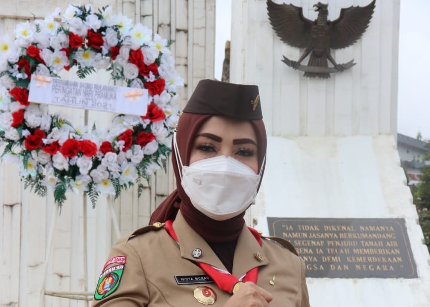 Kak Widya Pratiwi Murad Berharap Ka Kwarnas Melantik Mabida Gerakan Pramuka Maluku 2020-2025
