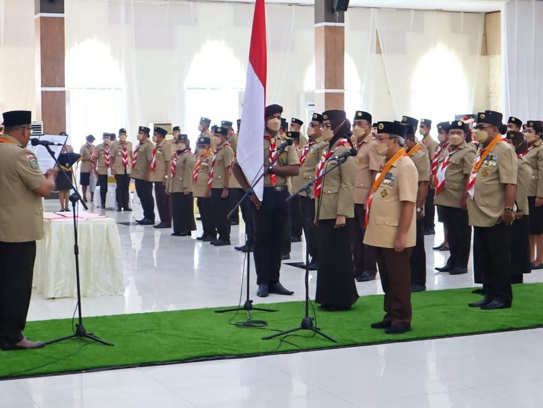 Pengurus Mabida, Kwarda, dan LPK Gerakan Pramuka Maluku 2020-2025 Dilantik