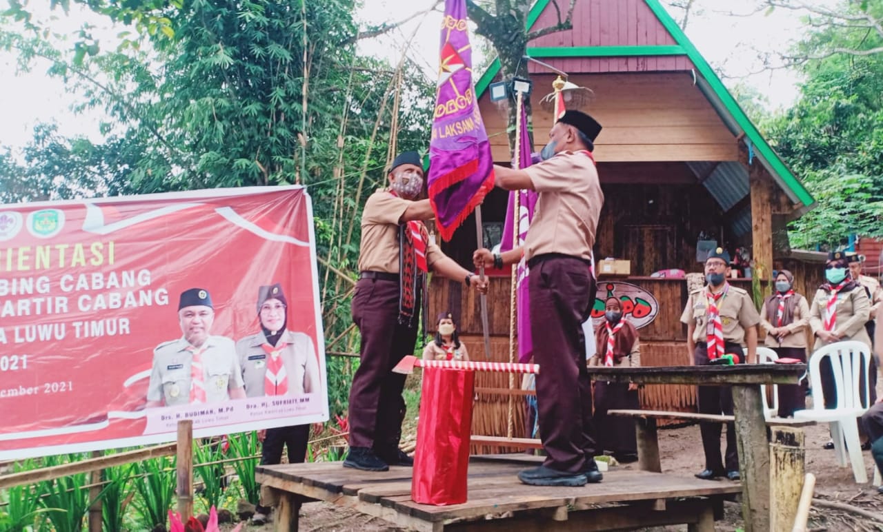 Kwarcab Luwu Timur Selenggarakan Kursus Orientasi Kepramukaan