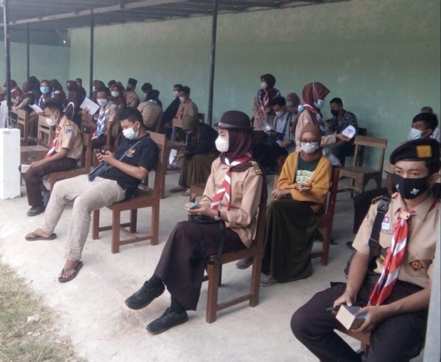 Kwarcab Rembang Gelar Vaksinasi Covid-19 untuk Anggota Gerakan Pramuka