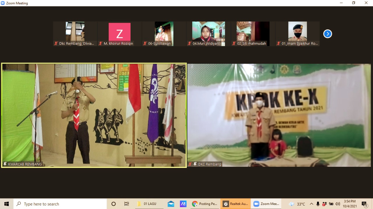 DKC Rembang Gelar KPDK Online