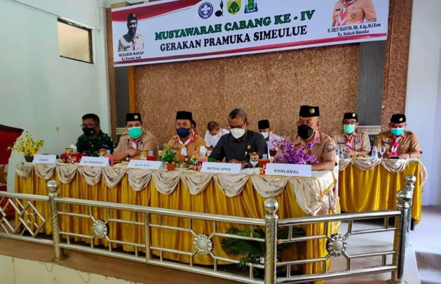 Doddi Juliardi Bas S.STP MM Terpilih Menjadi Ketua Kwarcab Simeulu