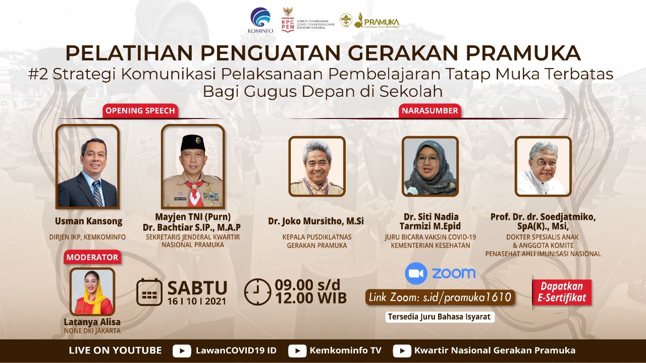 Ketua Kwarnas: Dalam Setiap Kegiatan Kepramukaan, Keselamatan Pramuka Itu Nomor Satu