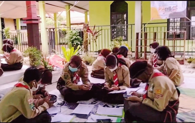 Ramaikan Jota Joti 2021, Gudep di Singkawang Gelar Jota Digital VI