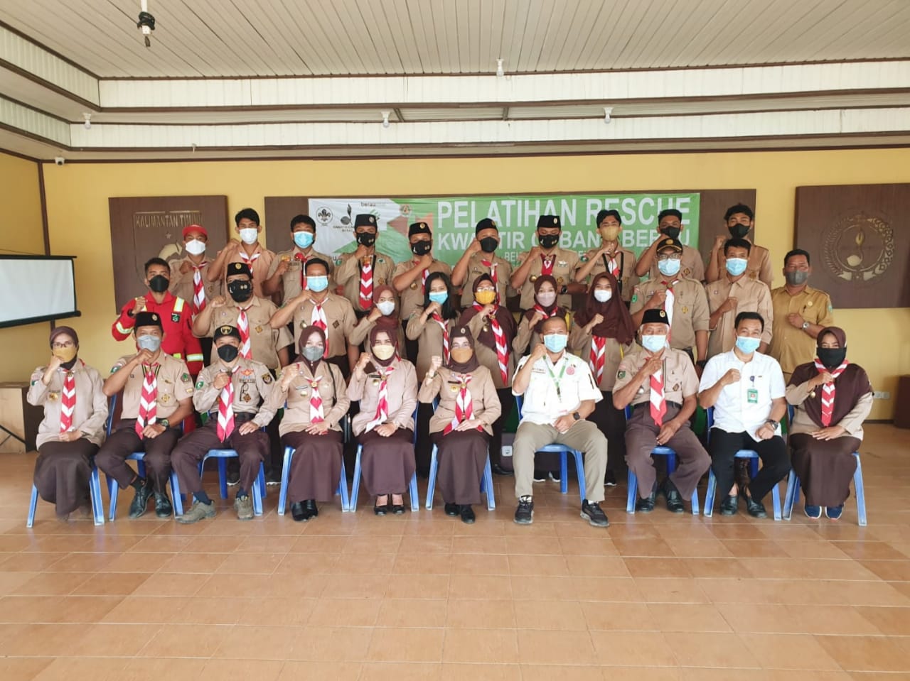 Kwarcab Berau Selenggarakan Pelatihan Rescue