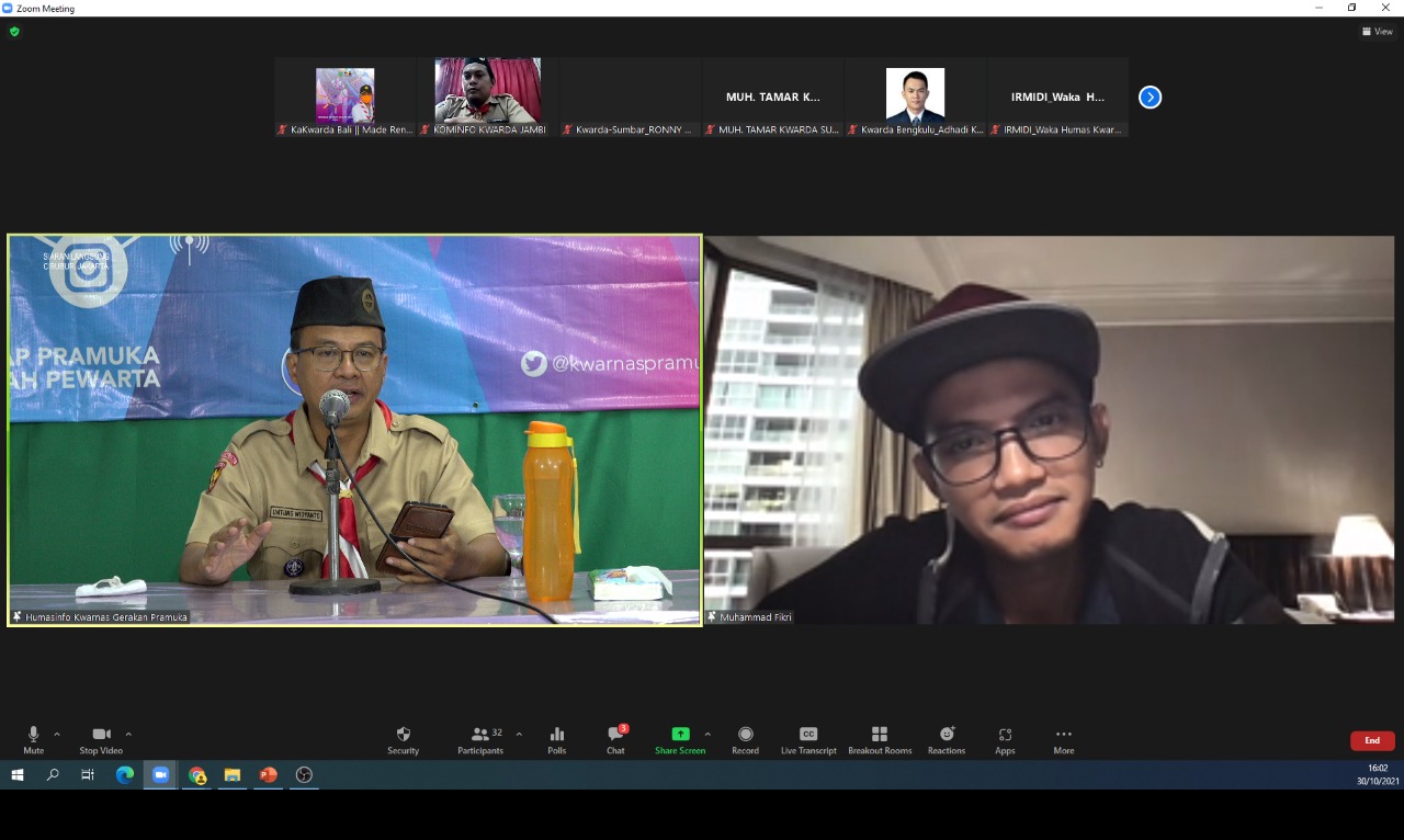 Pramuka Harus Memperkuat SDM dengan Memaksimalkan Media Digital