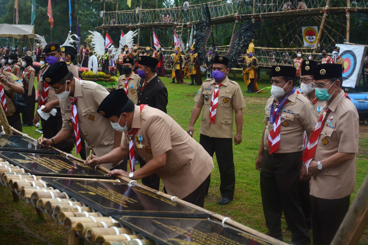 Ribuan Peserta Ikut Pelatihan, Kwarcab Kabupaten Tangerang Pecahkan Rekor Dunia