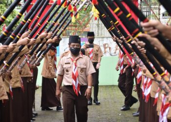 Gudep Pangkalan SMK Ma’arif NU 1 Cilongok Masuk 3 Besar Gudep Tergiat Kwarcab Banyumas