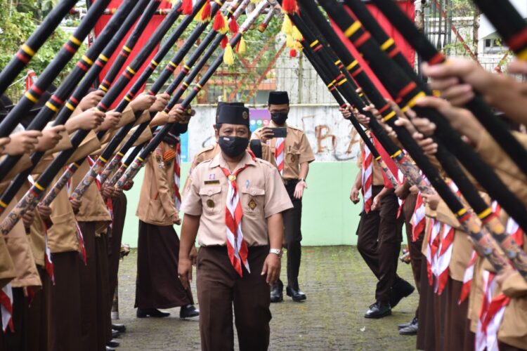 Gudep Pangkalan SMK Ma’arif NU 1 Cilongok Masuk 3 Besar Gudep Tergiat Kwarcab Banyumas