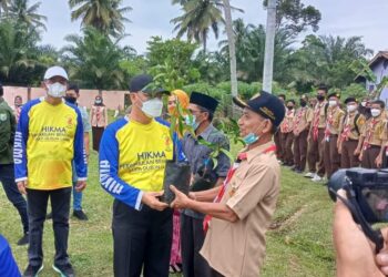 Aksi Gerakan Menanam Pohon Ka Mabida dan Ka Kwarda Bengkulu di Buper Tebat Sekuning
