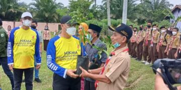 Aksi Gerakan Menanam Pohon Ka Mabida dan Ka Kwarda Bengkulu di Buper Tebat Sekuning